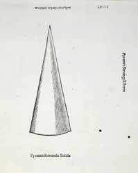 Pyramis rotunda solida, illustrazione da 